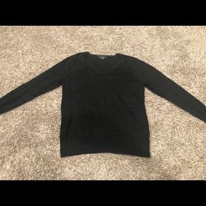 Black long sleeve top